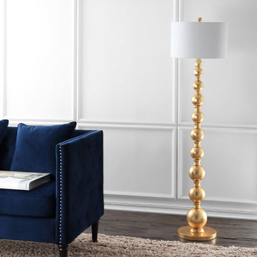Adriana 62.5" Metal LED Floor Lamp - JONATHAN Y